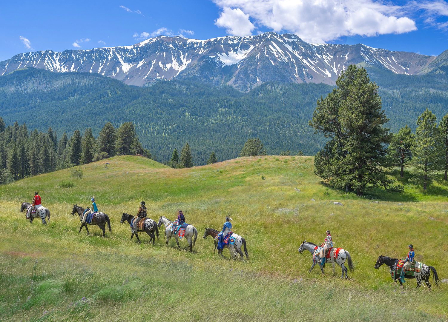 Nez Perce riders